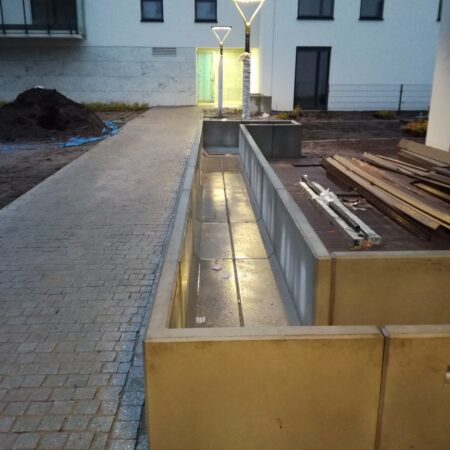 Murki oporowe osiedle wlodarzewska 65 warszawa realizacja klinika betonu 2