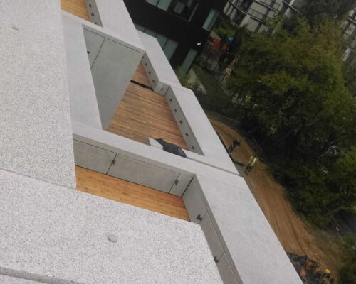 Biurowiec p4 warszawa elewacja betonowa klinika betonu 12 compressed