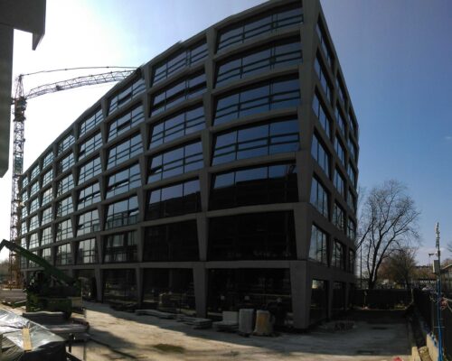 Biurowiec p4 warszawa elewacja betonowa klinika betonu 5 compressed