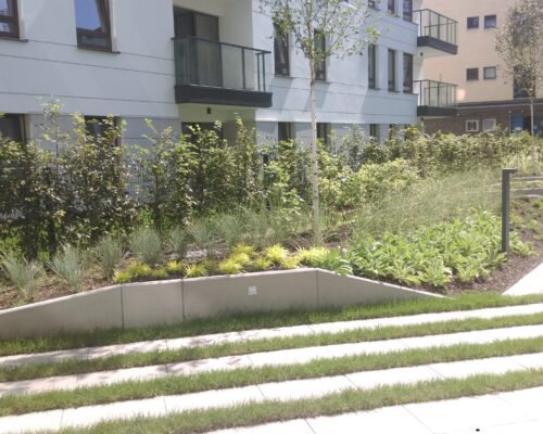 Murki oporowe osiedle kierbedzia warszawa realizacja klinika betonu 3