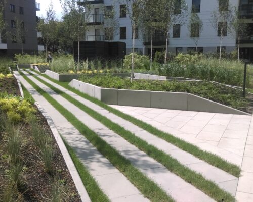 Murki oporowe osiedle kierbedzia warszawa realizacja klinika betonu