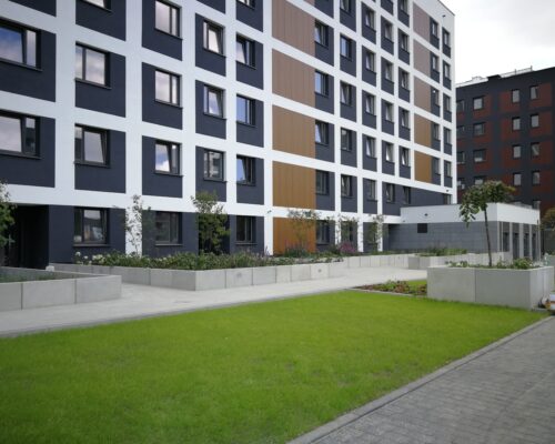 Murki oporowe osiedle stacja kazimierz warszawa realizacja klinika betonu